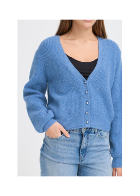 ICHI Marin Cardigan in Blue by ICHI