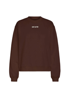 ICHI Merella Brushed Sweater in Coffee Break by ICHI
