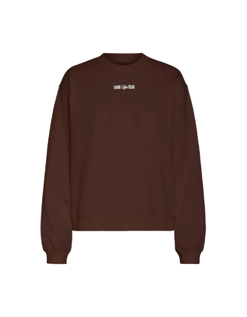 ICHI Merella Brushed Sweater in Coffee Break by ICHI