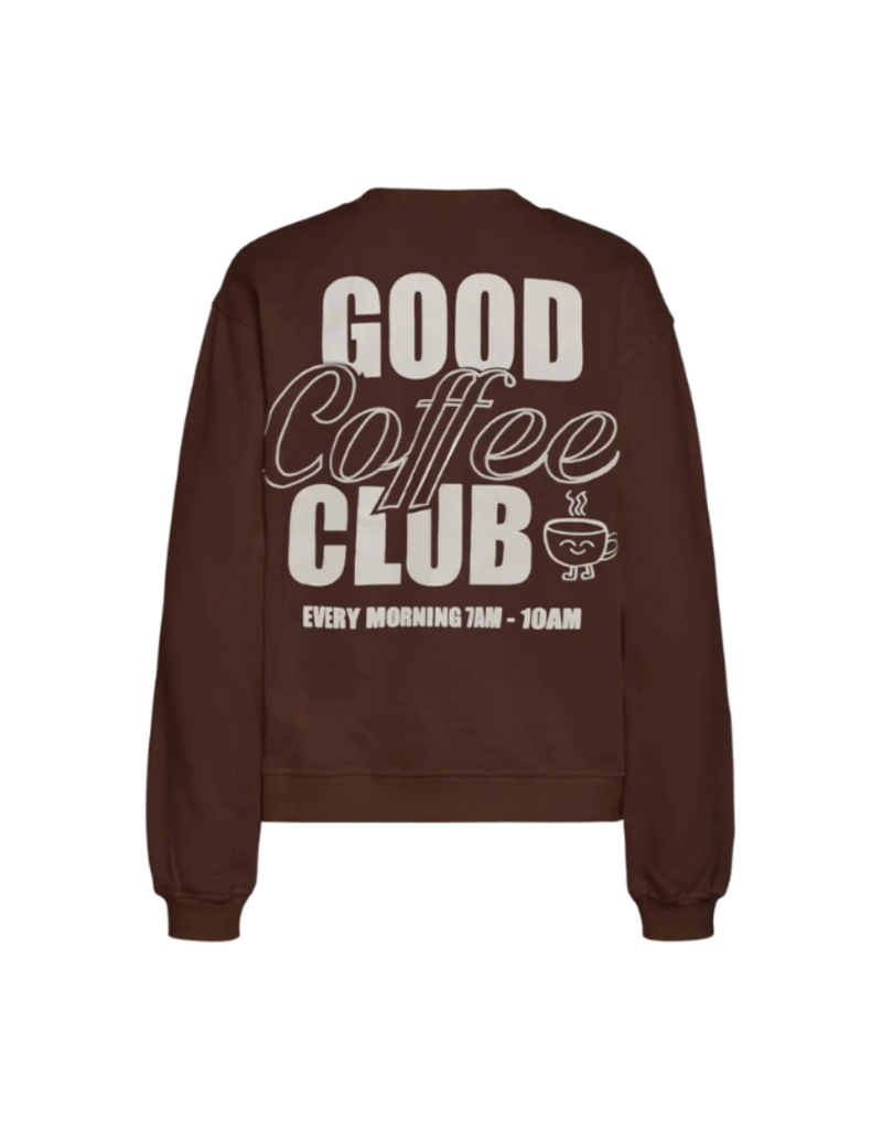 ICHI Merella Brushed Sweater in Coffee Break by ICHI
