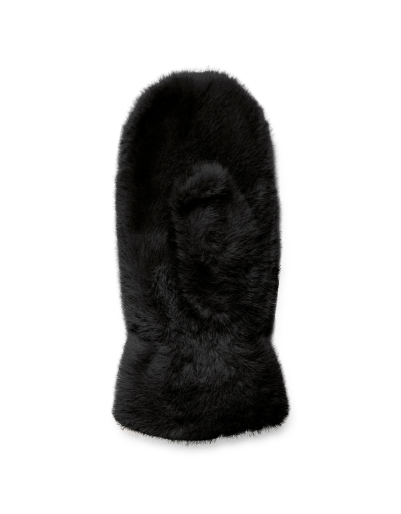 b.young Wolfie Mittens in Black by b.young