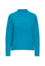 b.young Omsa Sweater in Fjord Blue by b.young