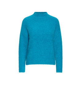 b.young Omsa Sweater in Fjord Blue by b.young