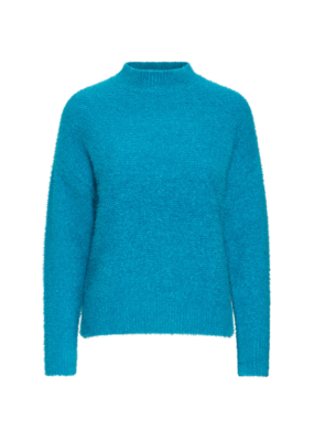 b.young Omsa Sweater in Fjord Blue by b.young
