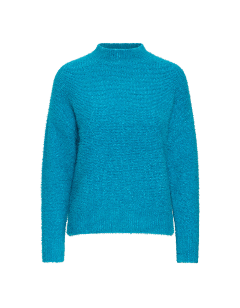 b.young Omsa Sweater in Fjord Blue by b.young