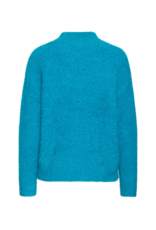 b.young Omsa Sweater in Fjord Blue by b.young