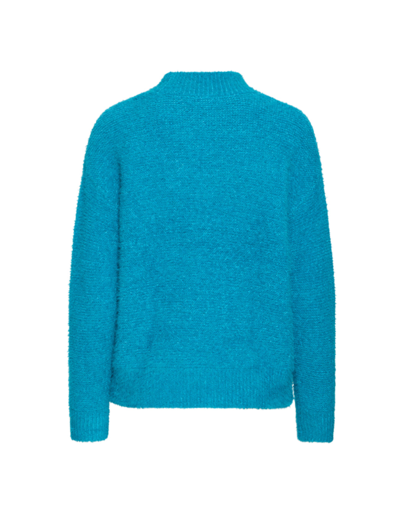 b.young Omsa Sweater in Fjord Blue by b.young