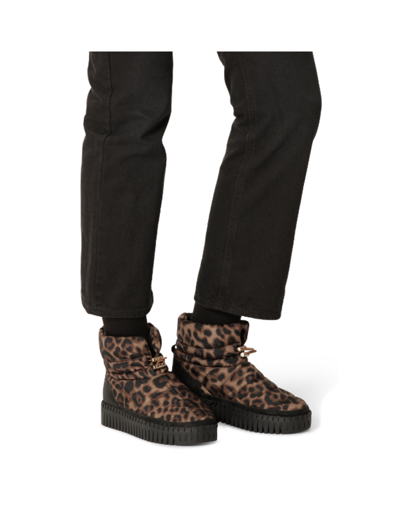 Ilse Jacobsen Tulip Low Padded Winter Boot in Brown Panthera by Ilse Jacobsen