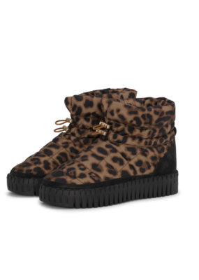 Ilse Jacobsen Tulip Low Padded Winter Boot in Brown Panthera by Ilse Jacobsen