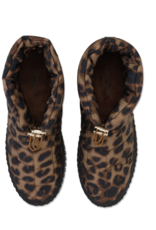 Ilse Jacobsen Tulip Low Padded Winter Boot in Brown Panthera by Ilse Jacobsen