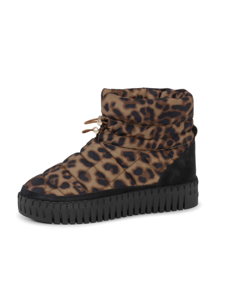 Ilse Jacobsen Tulip Low Padded Winter Boot in Brown Panthera by Ilse Jacobsen