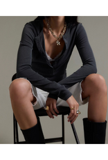 Free People Jamie Henley in Washed Black by Free People