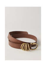 Free People Rori Leather Belt in Brown by Free People