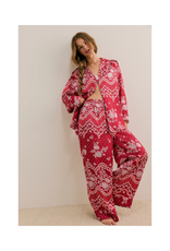Free People Dreamy Days Pajama Set Bright Red by Free People