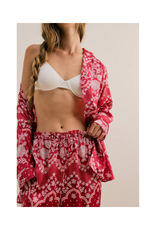Free People Dreamy Days Pajama Set Bright Red by Free People
