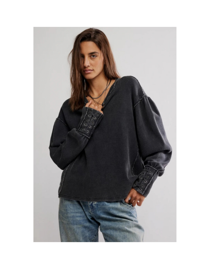 Free People Lapis Cuff Top in Black by Free People
