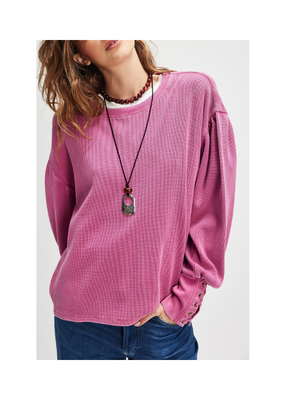 Free People Lapis Cuff Top in Misty Plum by Free People