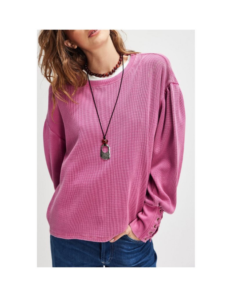 Free People Lapis Cuff Top in Misty Plum by Free People