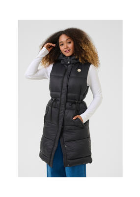 Cream Gaiagro Vest in Pitch Black by Cream