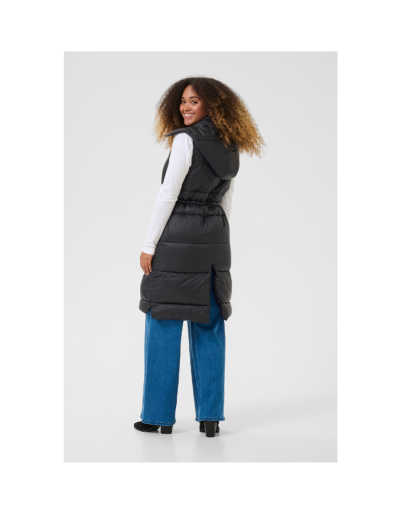 Cream Gaiagro Vest in Pitch Black by Cream
