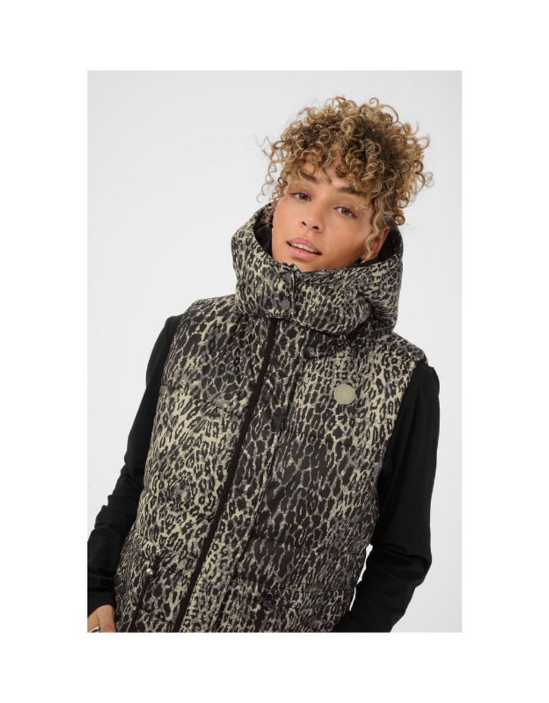 Cream Gaiagro Vest in Leopard by Cream