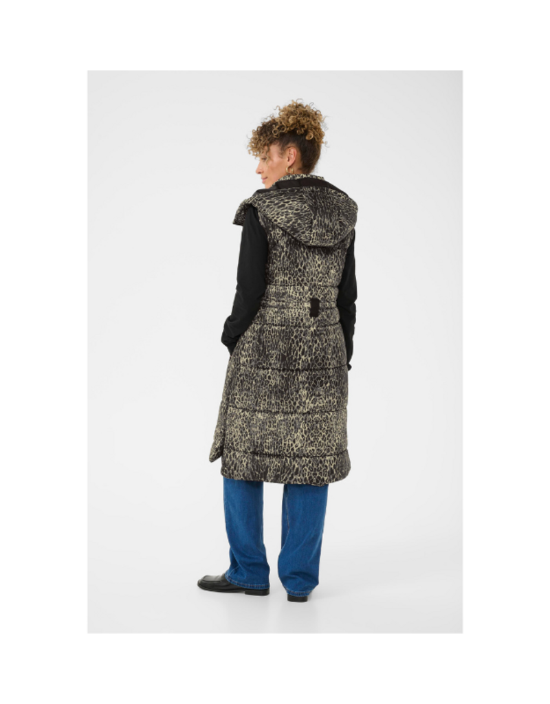 Cream Gaiagro Vest in Leopard by Cream