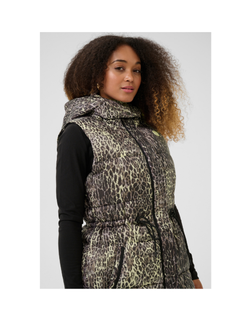 Cream Gaiagro Vest in Leopard by Cream