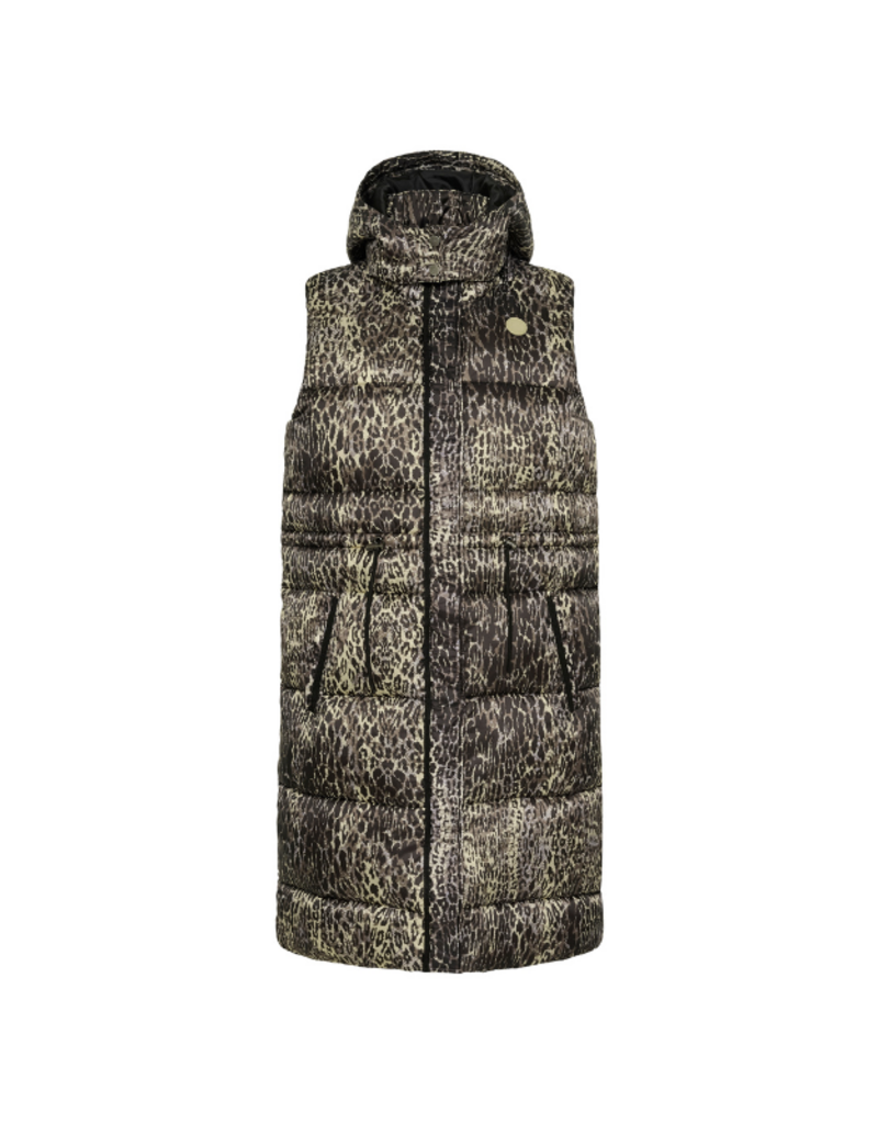 Cream Gaiagro Vest in Leopard by Cream