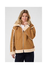Cream Uma Jacket in Tobacco Brown by Cream