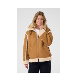 Cream Uma Jacket in Tobacco Brown by Cream