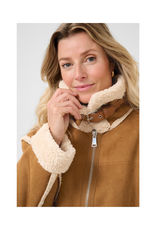 Cream Uma Jacket in Tobacco Brown by Cream