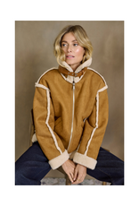 Cream Uma Jacket in Tobacco Brown by Cream