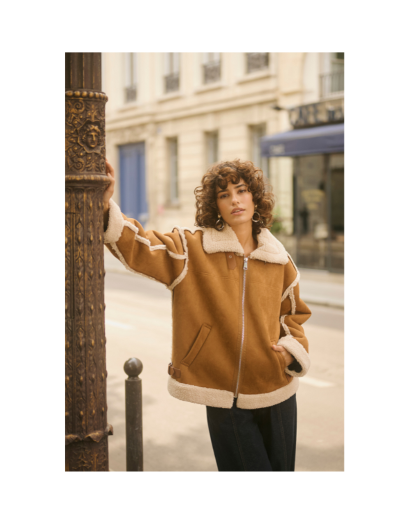 Cream Uma Jacket in Tobacco Brown by Cream