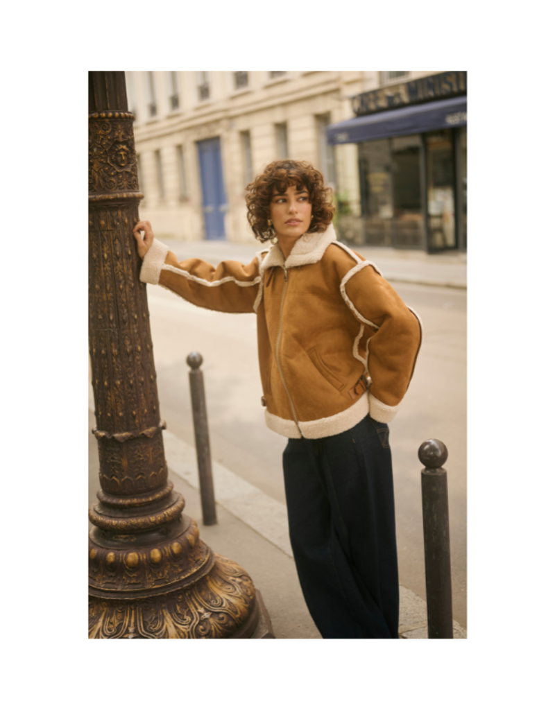 Cream Uma Jacket in Tobacco Brown by Cream