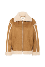 Cream Uma Jacket in Tobacco Brown by Cream