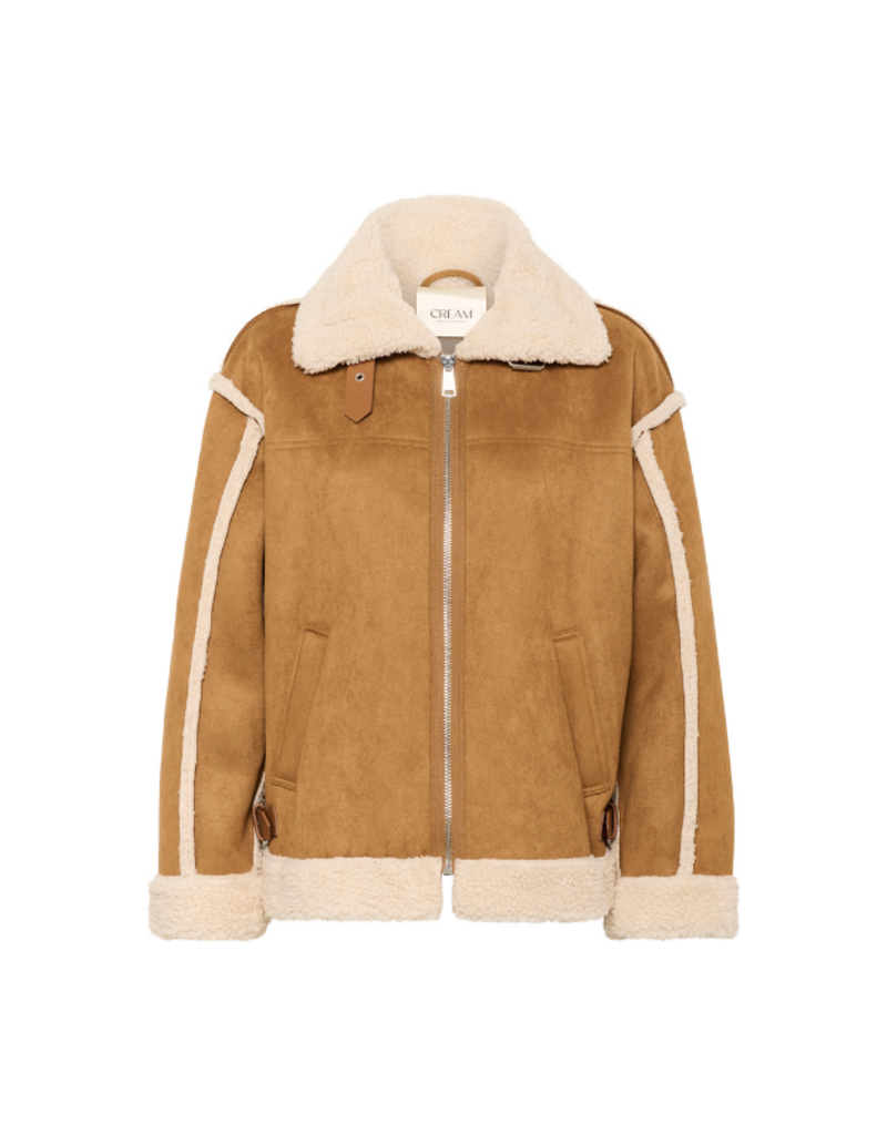 Cream Uma Jacket in Tobacco Brown by Cream