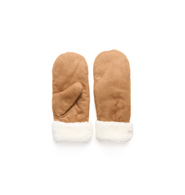 Cream Kolum Mittens in Tobacco Brown by Cream