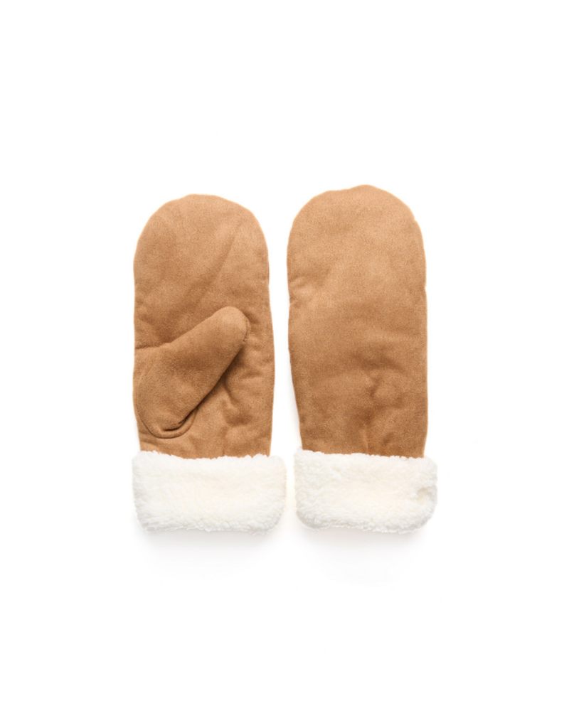 Cream Kolum Mittens in Tobacco Brown by Cream