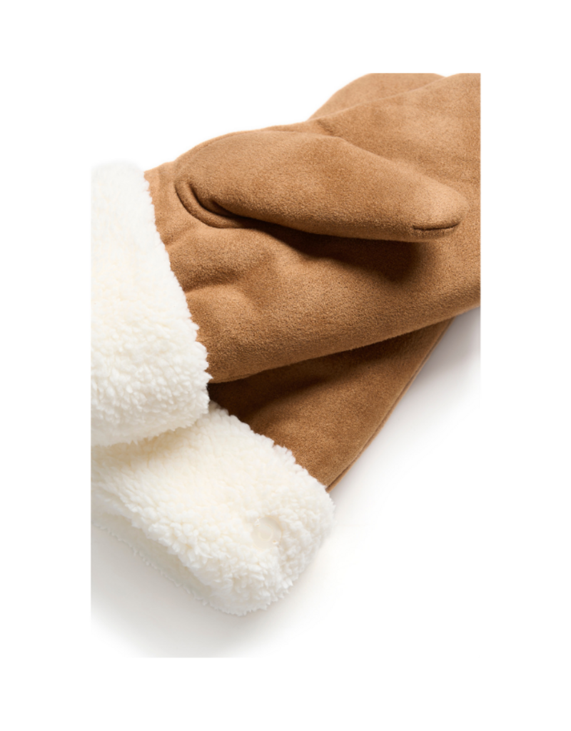 Cream Kolum Mittens in Tobacco Brown by Cream