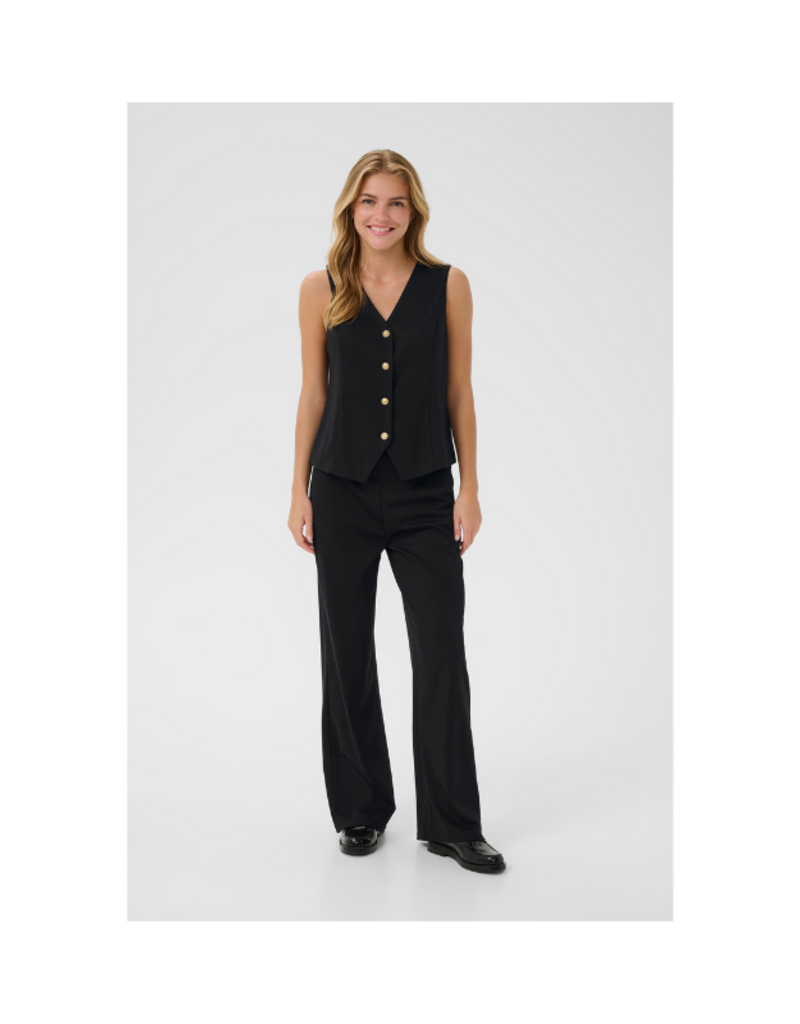 Cream Anett Waistcoat Vest in Black by Cream