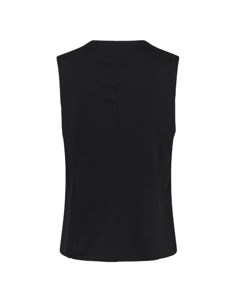 Cream Anett Waistcoat Vest in Black by Cream