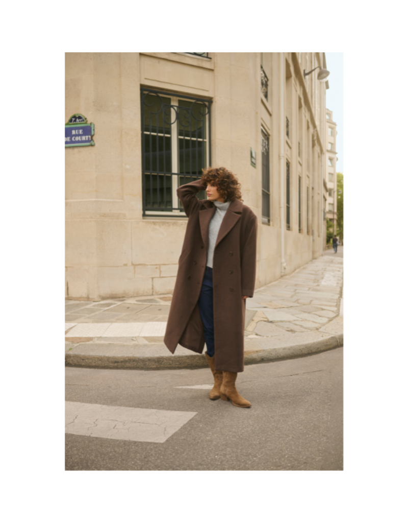 Cream Frina Knit Slipover in Grey Melange by Cream