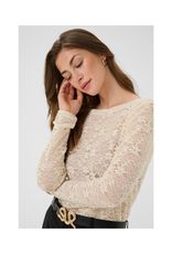 Cream Inge Lace Blouse in Birch by Cream