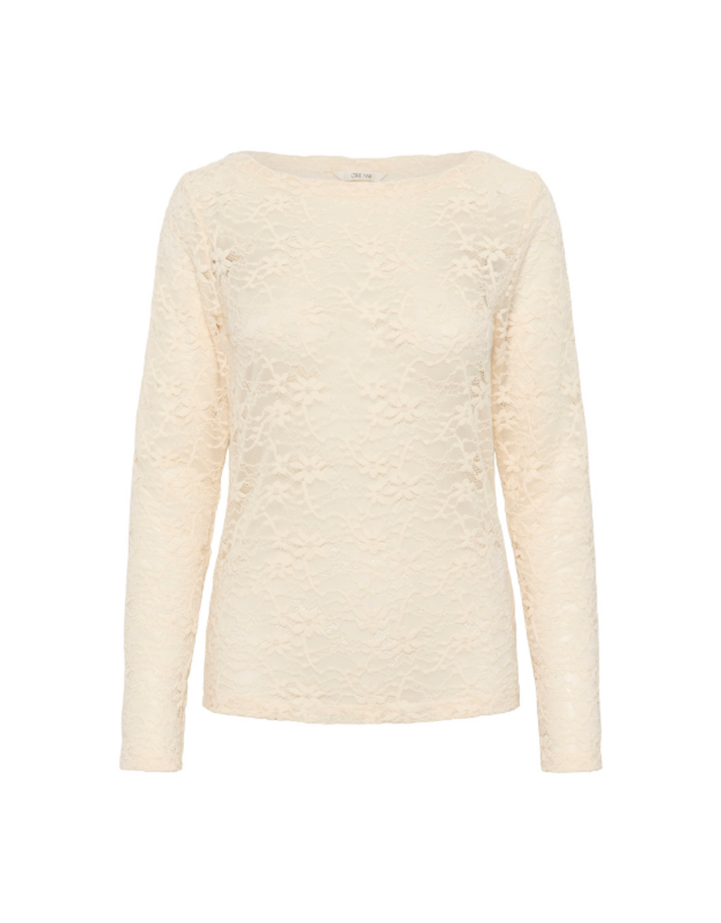 Cream Inge Lace Blouse in Birch by Cream