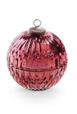 Illume Balsam & Cedar Red Glass Ornament Candle by Illume