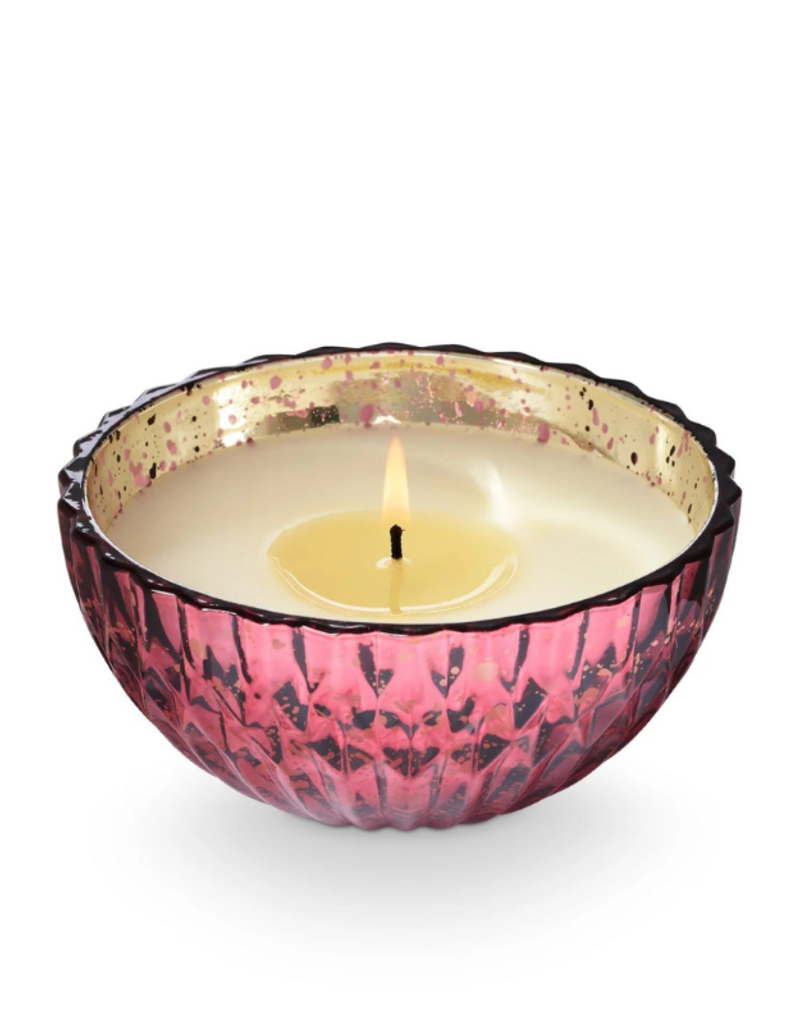 Illume Balsam & Cedar Red Glass Ornament Candle by Illume