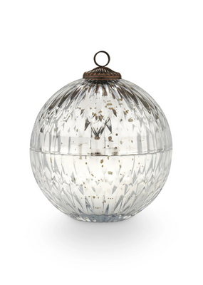 Illume Balsam & Cedar Mercury Glass Ornament Candle by Illume