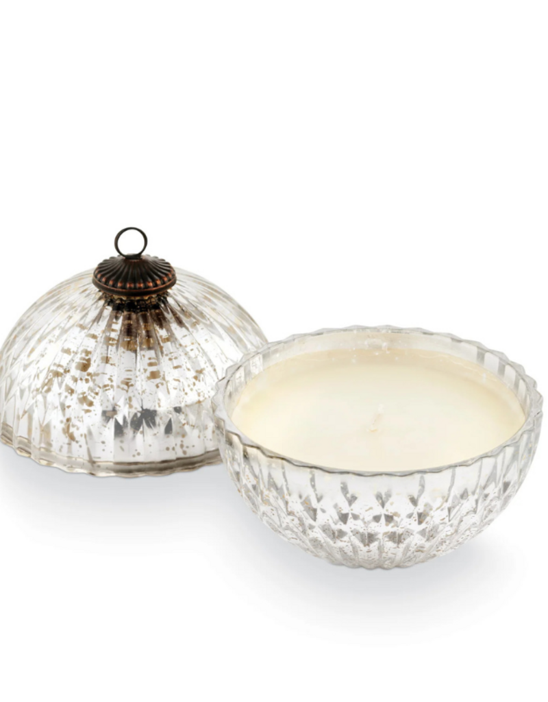 Illume Balsam & Cedar Mercury Glass Ornament Candle by Illume