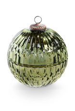 Illume Balsam & Cedar Green Glass Ornament Candle by Illume
