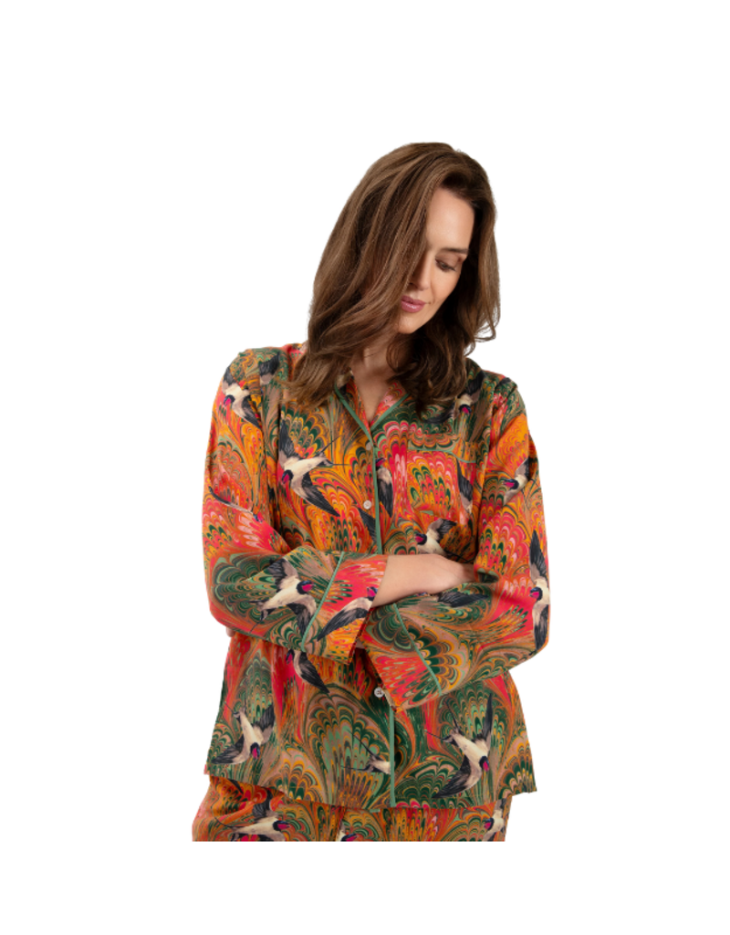 Powder Design Supersoft Marbled Swallows Pajamas by Powder